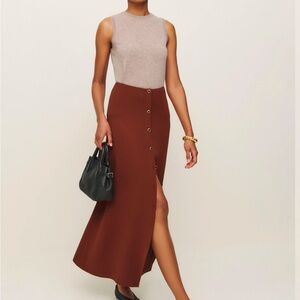 Reformation Andi Low Waist Maxi Skirt